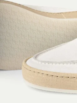 White Voyager Slipper -Velora Fashion Aurelien voyager slipper suede white men 2 scaled