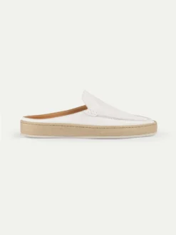 White Voyager Slipper -Velora Fashion Aurelien voyager slipper suede white men 4 scaled