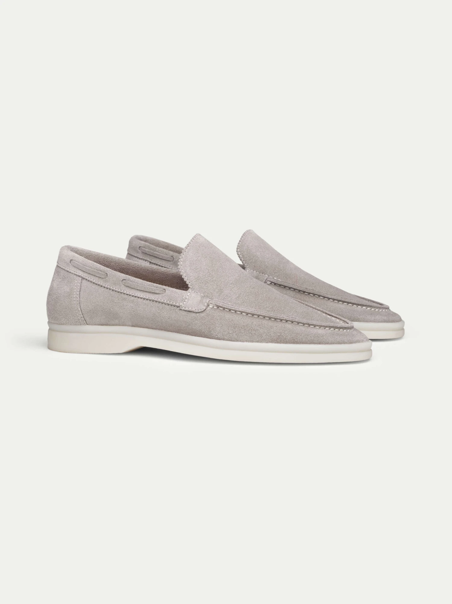 Lady Light Grey Yacht Loafers 3 Lady Light Grey Yacht Loafers