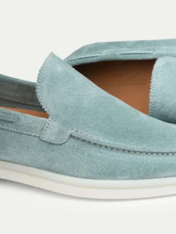Lady Petrol Yacht Loafers 9 Lady Petrol Yacht Loafers -Velora Fashion Aurelien yacht loafer slip on suede petrol women 2 scaled