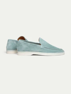 Lady Petrol Yacht Loafers 10 Lady Petrol Yacht Loafers -Velora Fashion Aurelien yacht loafer slip on suede petrol women 3 scaled