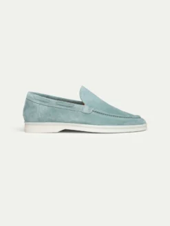 Lady Petrol Yacht Loafers 11 Lady Petrol Yacht Loafers -Velora Fashion Aurelien yacht loafer slip on suede petrol women 4 scaled