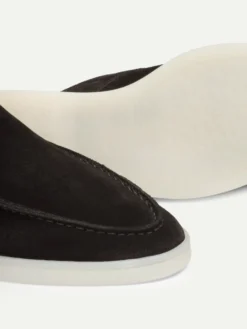 Lady Black Yacht Slipper -Velora Fashion Aurelien yacht slipper softey suede black women 5 cfc0de2d 74c1 4701 8d25 33871981f13c scaled