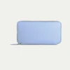 Light Blue Zipper Wallet