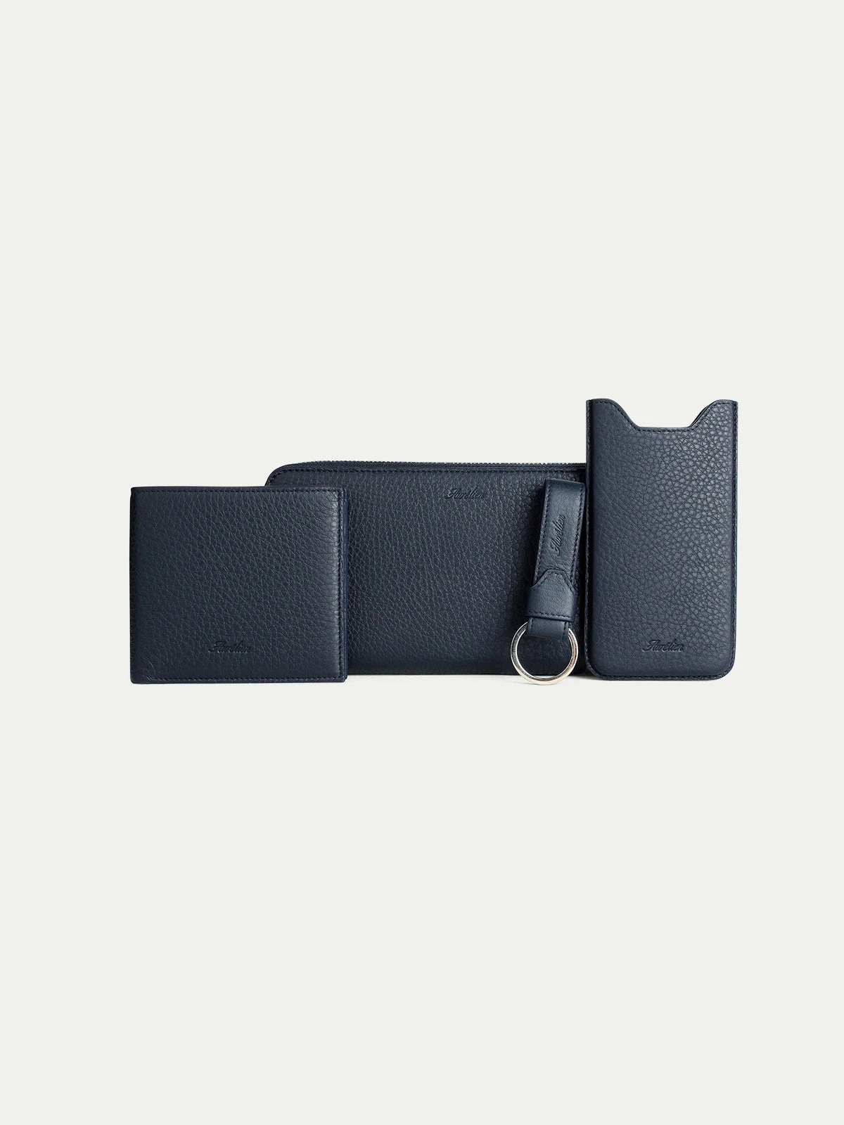 Navy Zipper Wallet 6 Navy Zipper Wallet - Image 4