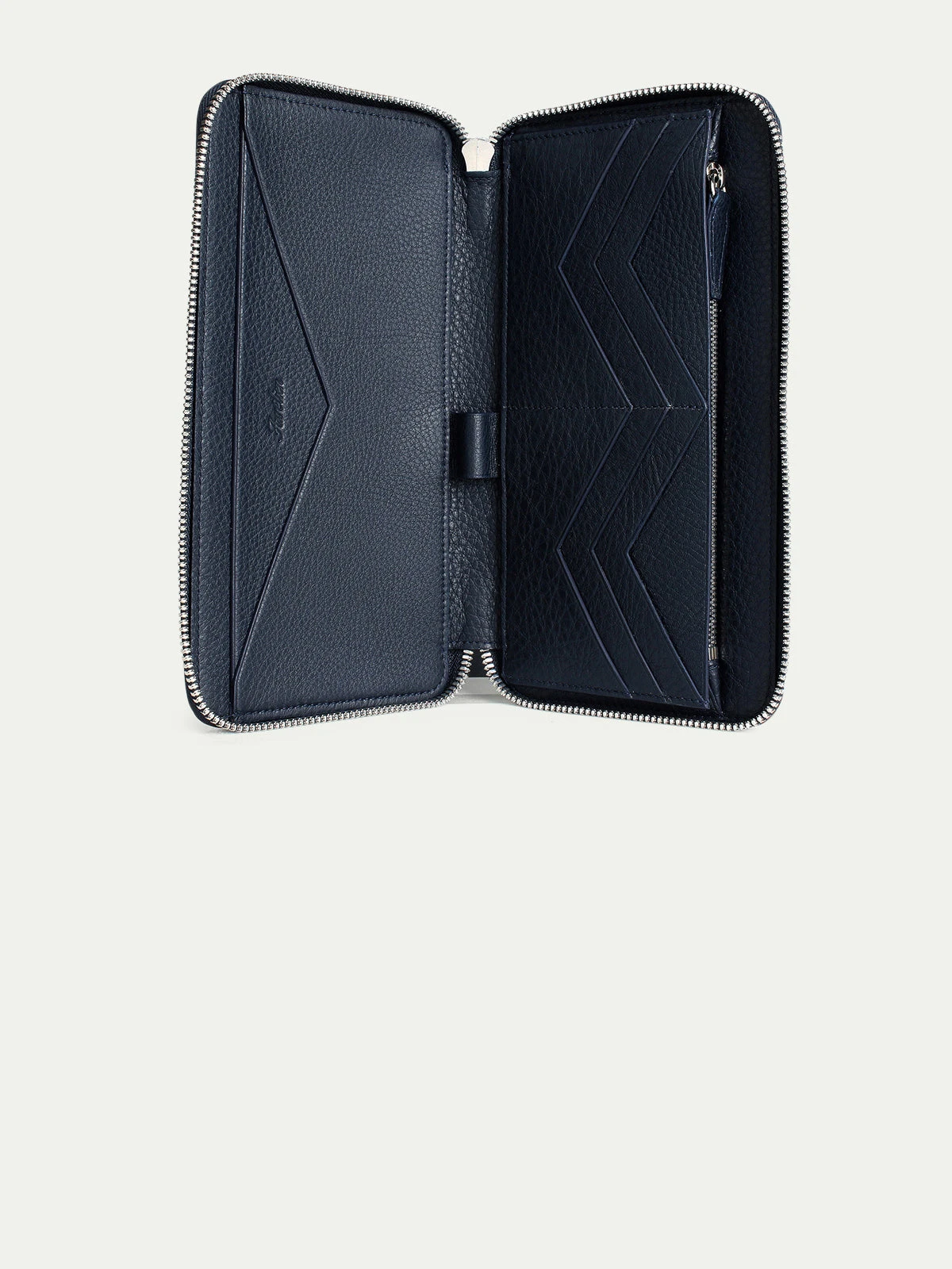 Navy Zipper Wallet 5 Navy Zipper Wallet - Image 3
