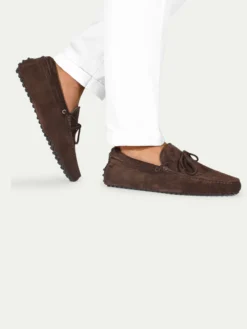 Chocolate Suede Driving Shoes -Velora Fashion aurelien drivingshoes driving shoes mocassins heren men suede chocolate brown5