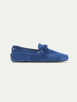 Ultramarine Suede Driving Shoes -Velora Fashion aurelien drivingshoes driving shoes mocassins heren men suede ultramarine1