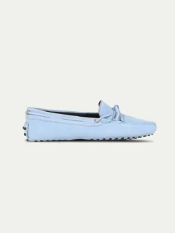 Light Blue Suede Driving Shoes -Velora Fashion aurelien drivingshoes driving shoes women suede lightblue light blue gommino lichtblauw dames mocassins h1