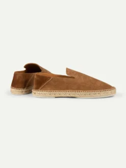 Caramel AUR1 Espadrille -Velora Fashion aurelien aur1 beachside loafers espadrilles suede caramel men 3 2 scaled