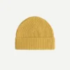 Extrafine Merino Hat Mustard -Velora Fashion aurelien cashwool hat cuffia mustard1 2