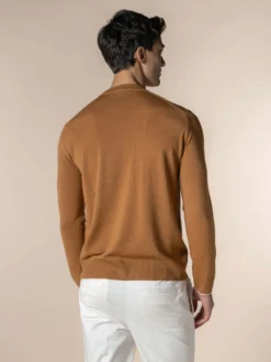 Rust Two Tone City Crew 12 Rust Two Tone City Crew -Velora Fashion aurelien city crewneck two tone rib rust men 14 scaled