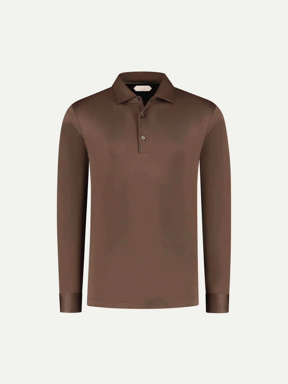 AUR1 Longsleeve Polo Chocolate 3 AUR1 Longsleeve Polo Chocolate