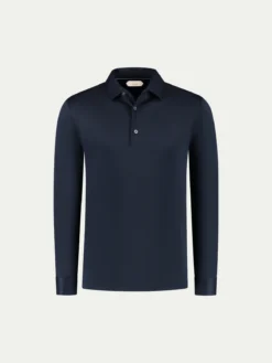 AUR1 Longsleeve Polo Navy