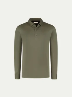 AUR1 Longsleeve Polo Olive
