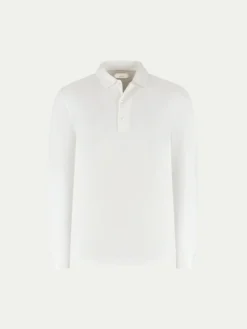 AUR1 Longsleeve Polo White