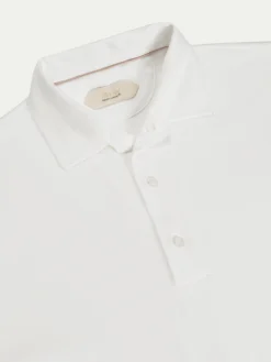 AUR1 Longsleeve Polo White 10 AUR1 Longsleeve Polo White -Velora Fashion aurelien interlock cotton polo men katoen poloshirt heren longsleeve white2