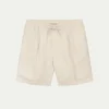 Beige Linen Seaside Shorts -Velora Fashion aurelien linen seaside shorts beige1
