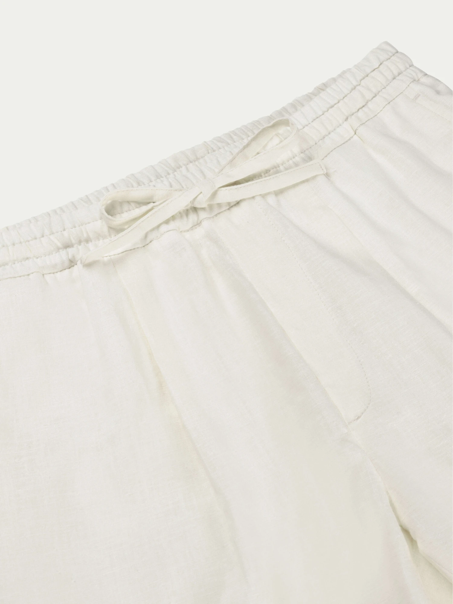 Ivory Linen Seaside Shorts 4 Ivory Linen Seaside Shorts - Image 2