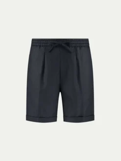 Navy Linen Seaside Shorts