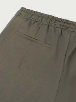 Olive Linen Seaside Shorts -Velora Fashion aurelien linen seaside shorts olive men 4 1 734393c0 ad43 4911 8d66 a497ddf9a437