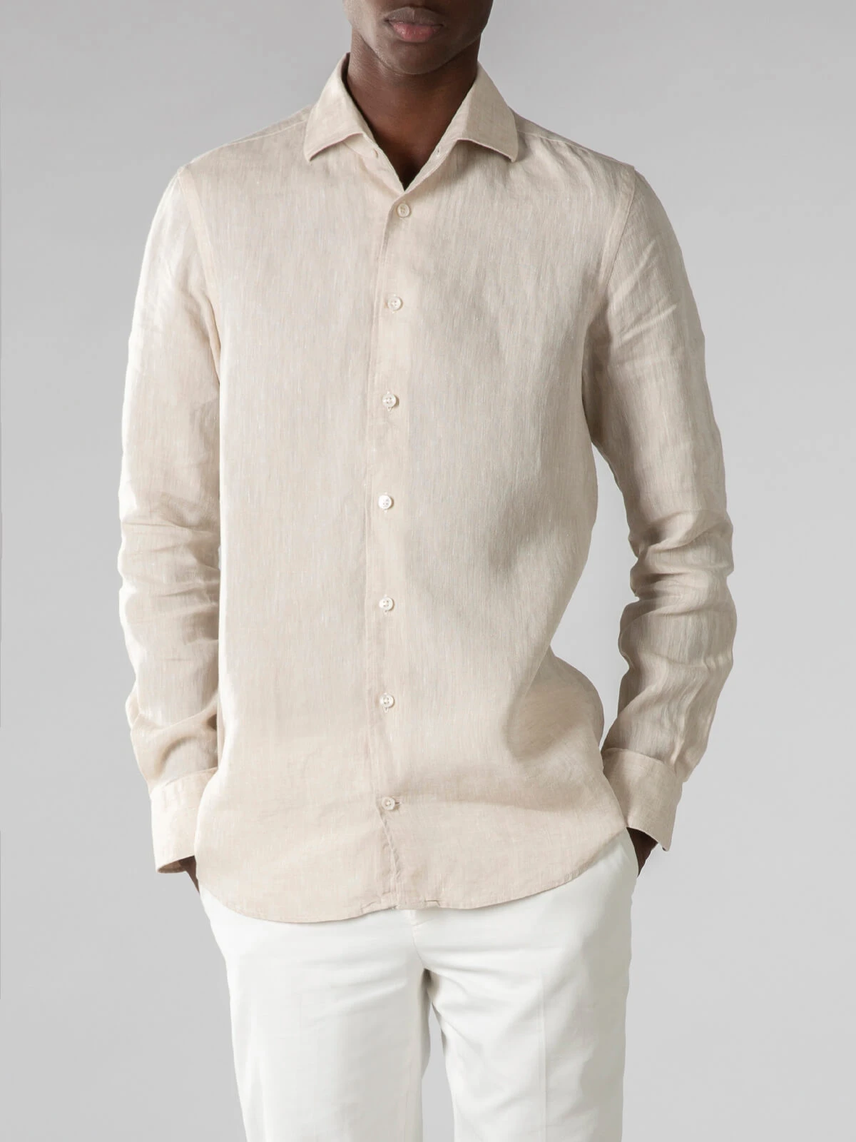 Sand Linen Seaside Shirt 6 Sand Linen Seaside Shirt - Image 4