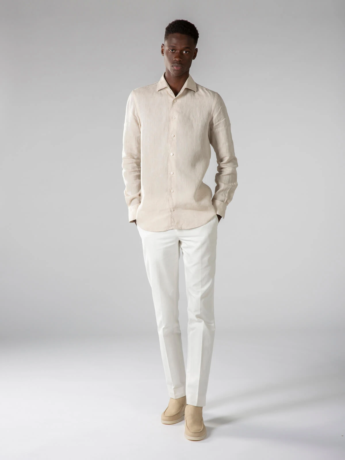 Sand Linen Seaside Shirt 9 Sand Linen Seaside Shirt - Image 7