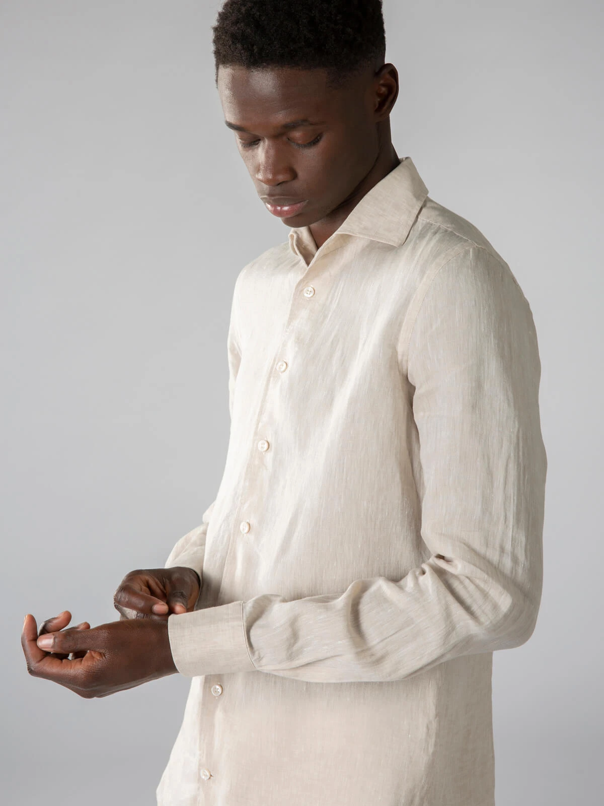 Sand Linen Seaside Shirt 4 Sand Linen Seaside Shirt - Image 2