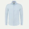 Light Blue Linen Seaside Shirt -Velora Fashion aurelien linen shirt overhemd linnen heren light blue 5