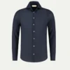 Navy Linen Seaside Shirt