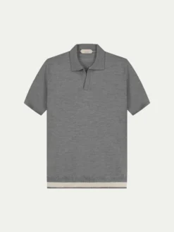 Buttonless AUR1 Polo Dark Grey