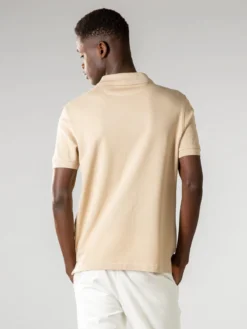 Light Beige Polo Shirt -Velora Fashion aurelien polo shirt men egyptian cotton heren katoen beige3