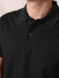 Black Polo Shirt -Velora Fashion aurelien polo shirt men egyptian cotton heren katoen black5