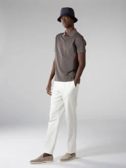 Dark Grey Polo Shirt -Velora Fashion aurelien polo shirt men egyptian cotton heren katoen dark grey2