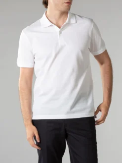 White Polo Shirt -Velora Fashion aurelien polo shirt men egyptian cotton heren katoen white13
