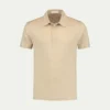Beige Linen Polo Shirt