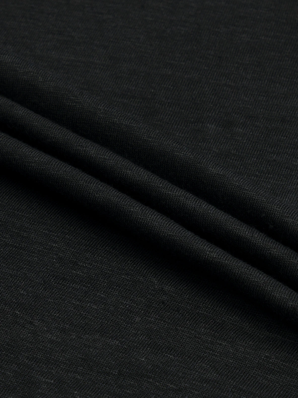 Black Linen Polo Shirt 5 Black Linen Polo Shirt - Image 3