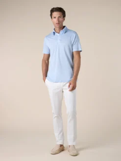 Light Blue Linen Polo Shirt 9 Light Blue Linen Polo Shirt -Velora Fashion aurelien polo shirt men linen heren linnen lightblue4