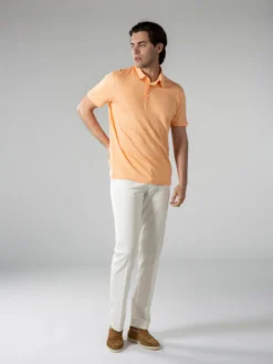 Peach Linen Polo Shirt 13 Peach Linen Polo Shirt -Velora Fashion aurelien polo shirt men linen heren linnen peach3 d5562e5a 0006 4823 9f39 0f79291561a8