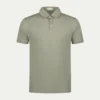 Pistache Linen Polo Shirt