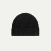 Black Hat -Velora Fashion aurelien pure cashmere hat cuffia black1
