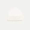 Ivory Hat -Velora Fashion aurelien pure cashmere hat cuffia ivory3
