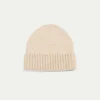 Light Beige Hat -Velora Fashion aurelien pure cashmere hat cuffia light beige1