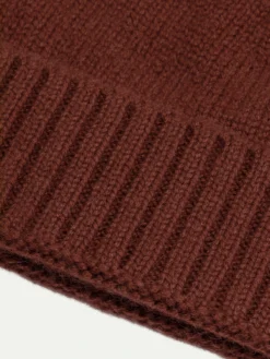 Maroon Hat 8 Maroon Hat -Velora Fashion aurelien pure cashmere hat cuffia red2
