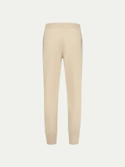 Light Beige Leisure Trousers -Velora Fashion aurelien pure cashmere jogger jogging pants beige2