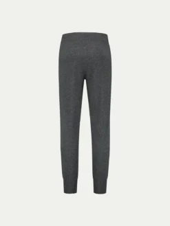 Dark Grey Leisure Trousers -Velora Fashion aurelien pure cashmere jogger jogging pants dark grey1