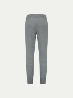 Light Grey Leisure Trousers -Velora Fashion aurelien pure cashmere jogger jogging pants light grey1