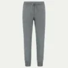 Light Grey Leisure Trousers -Velora Fashion aurelien pure cashmere jogger jogging pants light grey2