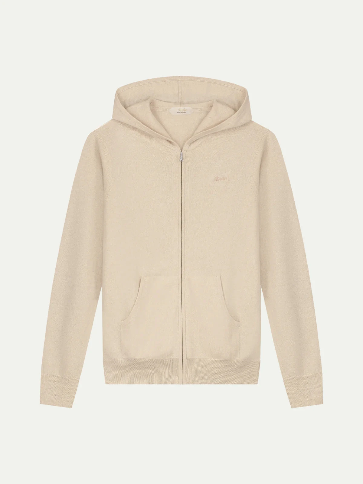 Light Beige Zipper Vest 3 Light Beige Zipper Vest