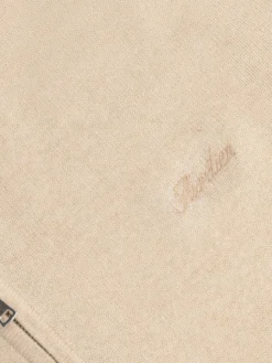 Light Beige Zipper Vest 11 Light Beige Zipper Vest -Velora Fashion aurelien pure cashmere vest longsleevle zipper vest2